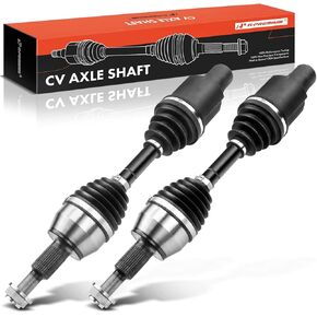 A-Premium Pair (2) Front CV Axle Shaft Assembly Compatible with Chrysler Aspen 2007-2009 & Dodge Durango 2004-2009, Left and Right, 4WD, Replace# 52114390AB