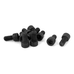 10 Pcs M10-1.5 x 25mm Hex Socket Head Cap Screws, 12.9 Grade Alloy Steel, Allen Socket Drive, Black Oxide Finish, Machine Thread，Full Thread （10 Pcs M10-1.5 x 25mm）