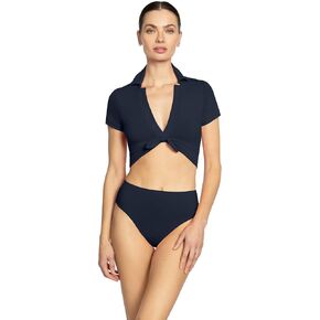 Robin Piccone Women's Standard Ava T Shirt with Collar