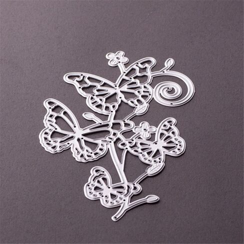 Metal Cutting Dies, Embossing Dies Stencil Template Mould for DIY Scrapbooking Photo Album Paper Card Making Craft Wedding Party Decoration DIY Gift, Die-Cuts (Four Butterfly) in Kuwait