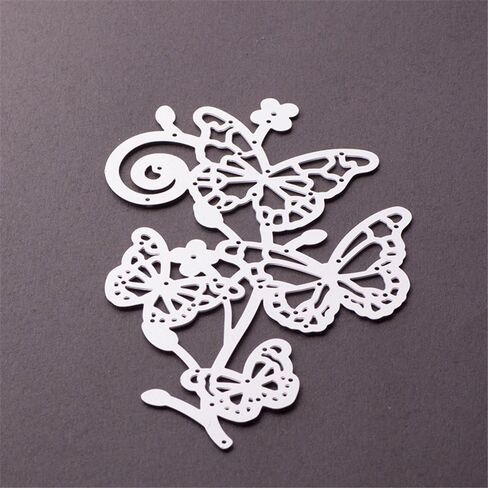 Metal Cutting Dies, Embossing Dies Stencil Template Mould for DIY Scrapbooking Photo Album Paper Card Making Craft Wedding Party Decoration DIY Gift, Die-Cuts (Four Butterfly) in Kuwait