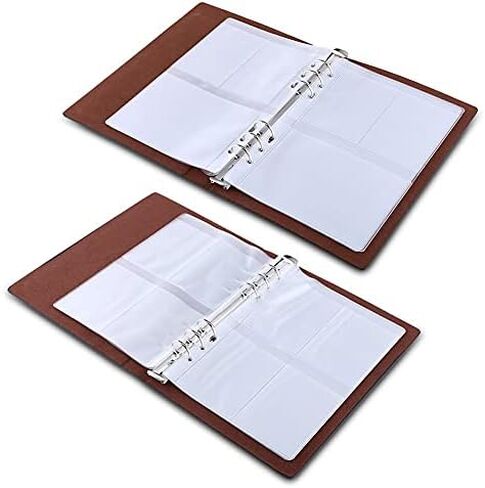 10 Sheet A5 Size Cutting Embossing Dies Stamps Storage Scrapbooking Leather Storage Book Stencil Die Cutter Holder Template Storage Container Synthetic Leather Album Book DIY (Three Grid) in Saudi Arabia