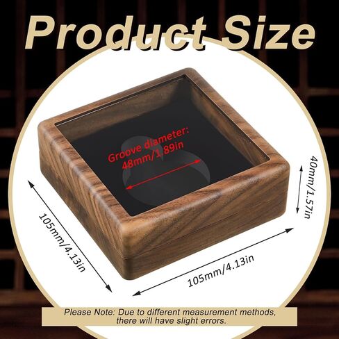 2 Pcs Wooden Pocket Watch Display Case Walnut Wood Single Watch Gift Box with Clear Acrylic Window Display Storage Organizer for Men Women Jewelry Bangle Protect in Saudi Arabia