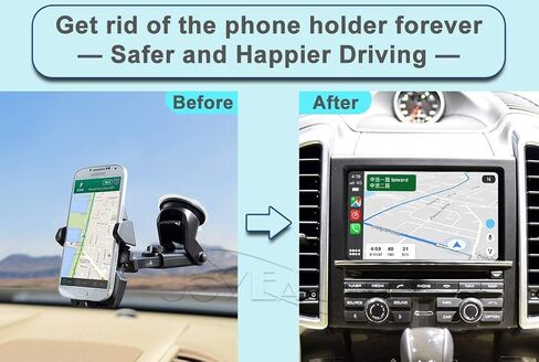 Joyeauto Wireless Apple CarPlay Retrofit kit Decoder Wired Android Auto, for Porsche PCM3.1 Cayenne Macan Cayman Panamera Boxster 718 911 991, Manufacture of Year: 2010-2016, Carplay Box, Mirror Link in Saudi Arabia