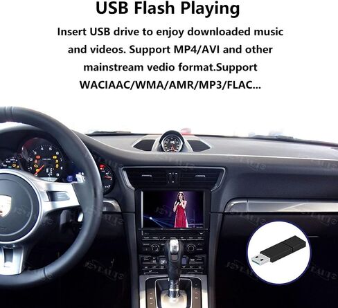 Joyeauto Wireless Apple CarPlay Retrofit kit Decoder Wired Android Auto, for Porsche PCM3.1 Cayenne Macan Cayman Panamera Boxster 718 911 991, Manufacture of Year: 2010-2016, Carplay Box, Mirror Link in Saudi Arabia