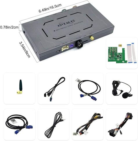 Joyeauto Wireless Apple CarPlay Retrofit kit Decoder Wired Android Auto, for Porsche PCM3.1 Cayenne Macan Cayman Panamera Boxster 718 911 991, Manufacture of Year: 2010-2016, Carplay Box, Mirror Link in Saudi Arabia