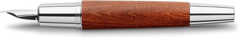Faber Castell F148200Faber-Castell E-Motion fountain Pen Brown M, Pear wood brown. in Saudi Arabia