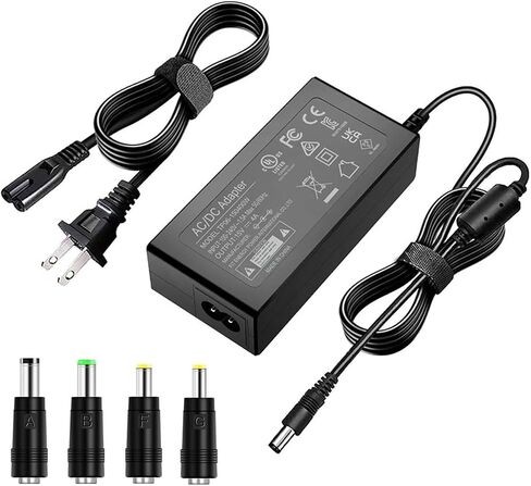 UL-Listed 15V 4A DC Power Supply Charger for 15vdc 2A 2.5A 3A 3.5A 4A Speaker, SoundBar, Power Station, Monitor, Printer, Controller, Keyboard Power Cord in Saudi Arabia