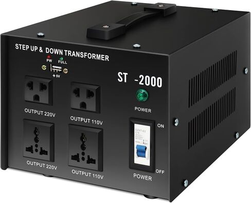 Voltage Converter Transformer 5000W Watt Heavy Duty Step Up/Down 110V to 220V Home Commercial Voltage Converter in Saudi Arabia