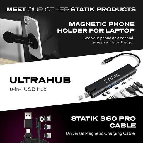 STATIK Laptop Sleeve 15.6 inch 16, 15 inch - 3-in-1 Protective Case, Laptop Stand & Mouse Pad, Works with Apple MacBook Pro Air M2 Lenovo ThinkPad HP Elitebook Case Surface Pro, Vegan Leather in Saudi Arabia