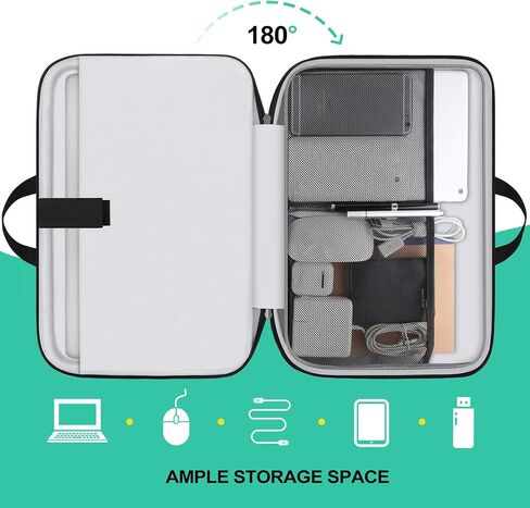 15.6 inch Laptop Sleeve, TSA Laptop Case Briefcase for Acer/Dell/HP/Lenovo/ASUS Notebook Ultrabook Chromebook, Water Resistant Handle Carrying Computer Bag, Gifts for Men Women, Gray in Saudi Arabia