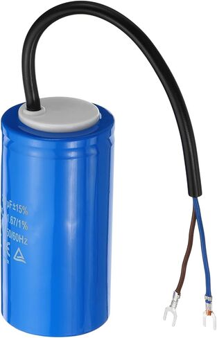 PATIKIL CD60 Run Capacitor, 300uF 250VAC 50/60Hz Motor Starting Capacitor with 2 Wires for Air Compressor Motor Starts Running in Kuwait