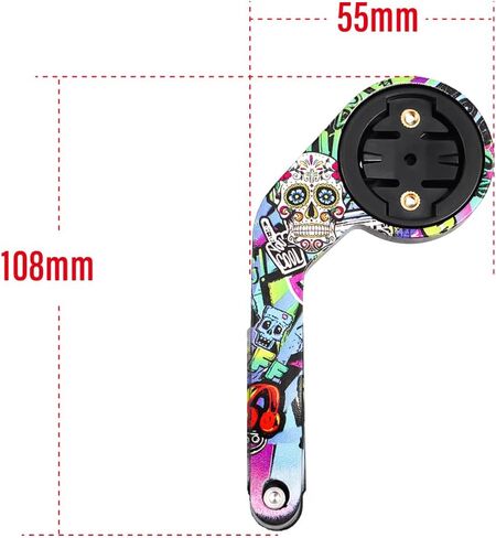 حامل Chooee خارجي لمقود الدراجة Garmin Edge حامل الكمبيوتر لـ Garmin Edge 130 200 500 510 520 530 800 810 820 830 1000 1030 CKL in Kuwait