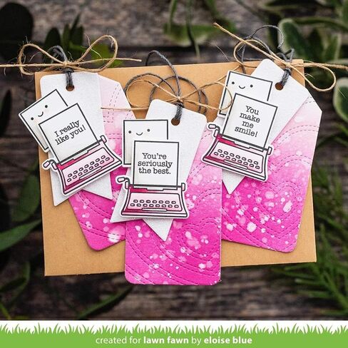 Lawn Fawn You're Just My Type 4"x6" Clear Stamp Set (LF2165) in Saudi Arabia