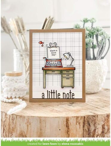 Lawn Fawn You're Just My Type 4"x6" Clear Stamp Set (LF2165) in Saudi Arabia