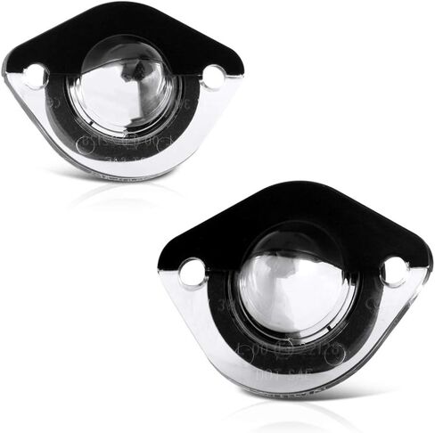 VIPMOTOZ OE-Style License Plate Light Tag Lamp Housing Assembly Replacement Pair For 1994-2004 Ford Mustang, 2-Pieces Driver & Passenger Side Set in Saudi Arabia