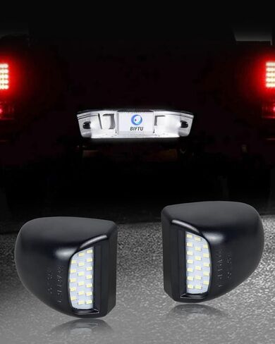 مصباح LED للوحة الترخيص مزود بحزام سلكي متوافق مع Chevy Silverado GMC Sierra 1500 2500 3500 Yukon XL Suburban Tahoe Cadillac Escalade EXT in Kuwait