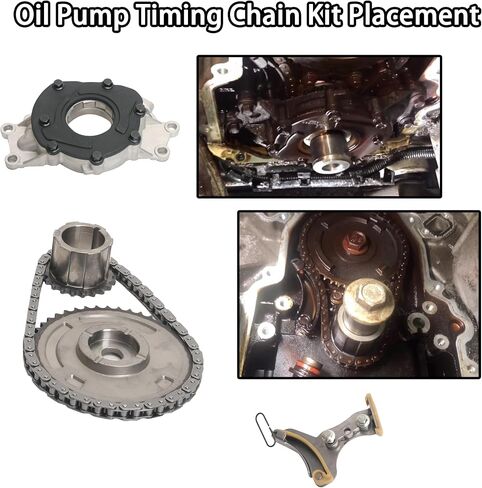 M295HV Oil Pump Timing Chain Kit Timing Cover Gasket for Chevy Silverado Tahoe Corvette Avalanche,for GMC Yukon Sierra, for Cadillac,for Buick,for Hummer,for Saab, for Pontiac 4.8/5.3/6.0/6.2 07-13 in Saudi Arabia