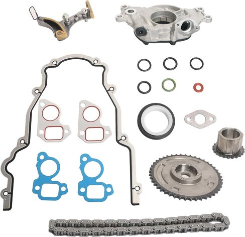 M295HV Oil Pump Timing Chain Kit Timing Cover Gasket for Chevy Silverado Tahoe Corvette Avalanche,for GMC Yukon Sierra, for Cadillac,for Buick,for Hummer,for Saab, for Pontiac 4.8/5.3/6.0/6.2 07-13 in Saudi Arabia