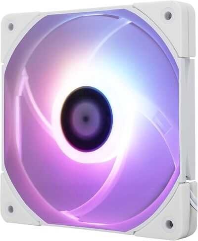 Thermalright TL-C12015W-S CPU Fan 120mm Case Fan, Quiet PWM Computer Fan ARGB, 15mm Slimline Cooler Fan, CPU Cooling Fan(White ARGB) in Saudi Arabia