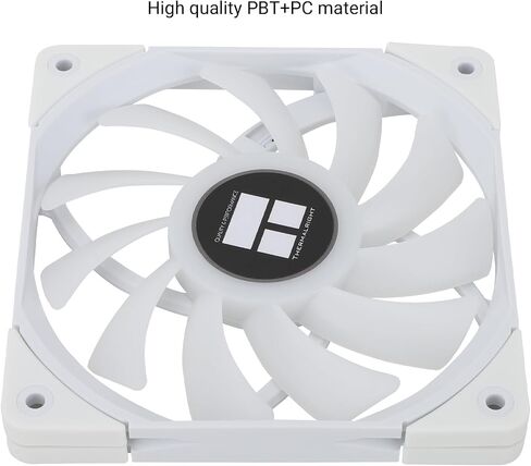 Thermalright TL-C12015W-S CPU Fan 120mm Case Fan, Quiet PWM Computer Fan ARGB, 15mm Slimline Cooler Fan, CPU Cooling Fan(White ARGB) in Saudi Arabia