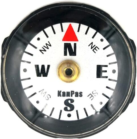 Mini Luminous Button Compass for Watch Band Lanyard in Saudi Arabia