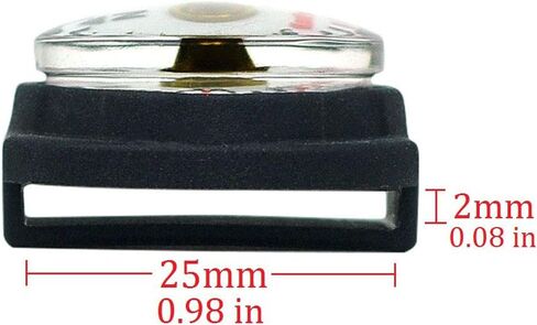Mini Luminous Button Compass for Watch Band Lanyard in Saudi Arabia