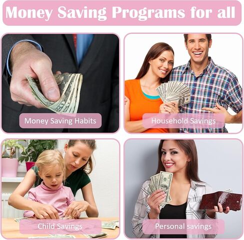 100 Envelopes Money Saving Challenge Binder, Savings Challenges Book with Envelopes for Budget Planner 2024, Libro De Ahorro De Dinero De 100 Dias, Saving Money Challenge Book Money Envelopes for Cash in Saudi Arabia