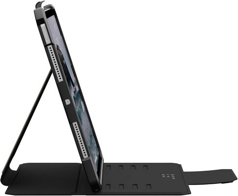 URBAN ARMOR GEAR UAG مصمم لجهاز iPad Pro 11 بوصة (الجيل الخامس، 2024، M4) A2836، A2837، A3006 غطاء واقٍ متين قابل للتعديل متعدد الزوايا مع حامل قلم رصاص، Metropolis SE أسود in Kuwait