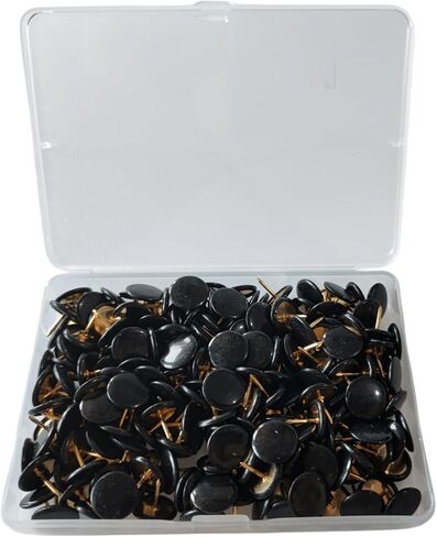 200 PCS Black Push Pins,Thumb Tacks, Board Pins for Cork Board, Push Pins for School, Office, Map, Photo Wall, Cork Board Bulletin Board in Kuwait