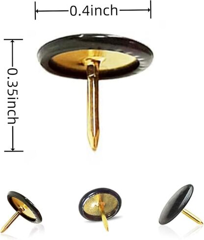 200 PCS Black Push Pins,Thumb Tacks, Board Pins for Cork Board, Push Pins for School, Office, Map, Photo Wall, Cork Board Bulletin Board in Kuwait