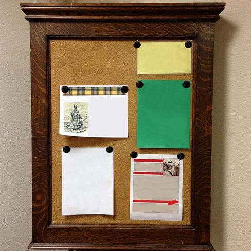 200 PCS Black Push Pins,Thumb Tacks, Board Pins for Cork Board, Push Pins for School, Office, Map, Photo Wall, Cork Board Bulletin Board in Kuwait