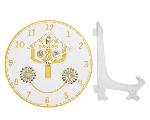 ASVP Shop It's a Small World Ride Inspired Wall Clock Including Stand World Prop Inspired in Saudi Arabia