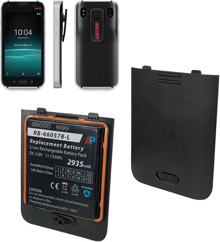 Artisan Power Replacement Battery for Ascom Myco 3 Phone. Replaces 660578 and 655357. High Capacity 2935 mAh in Saudi Arabia