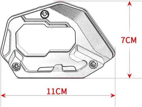 لسيارات BMW R1250GS Rallye HP 2018-2023 (فقط للتعليق الرياضي) دراجة نارية CNC دعم لوحة تمديد مسنده وسادة حامل جانبية r 1250 gs hp ملحقات (ذهبي) in Kuwait