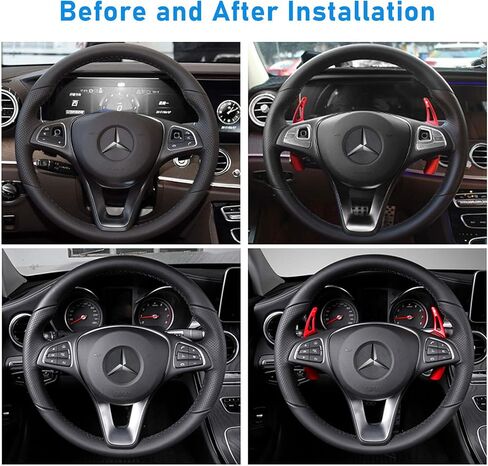 TTCR-II Steering Wheel Paddle Shifter Extension for Mercedes A/G Class s2019-2022, C/CLS 2015-2021, E/SL/SLC 2017-2020, GLA/GLC/GLE/S 2016-2022, GLS 2017-2021, Aluminum Shift Paddle Extender in Saudi Arabia