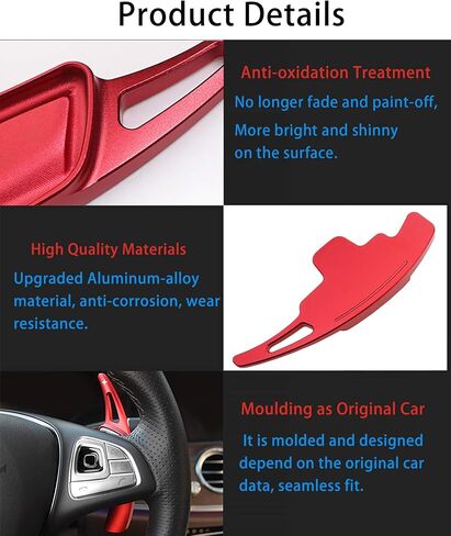 TTCR-II Steering Wheel Paddle Shifter Extension for Mercedes A/G Class s2019-2022, C/CLS 2015-2021, E/SL/SLC 2017-2020, GLA/GLC/GLE/S 2016-2022, GLS 2017-2021, Aluminum Shift Paddle Extender in Saudi Arabia