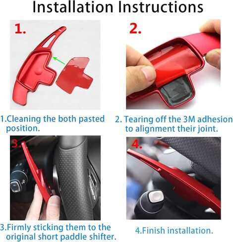 TTCR-II Steering Wheel Paddle Shifter Extension for Mercedes A/G Class s2019-2022, C/CLS 2015-2021, E/SL/SLC 2017-2020, GLA/GLC/GLE/S 2016-2022, GLS 2017-2021, Aluminum Shift Paddle Extender in Saudi Arabia