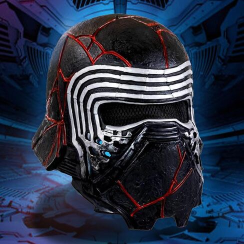 قناع Kylo Ren الأسود من سلسلة Kylo Ren خوذة زي ستار الغريبة قناع SW قناع اللاتكس زي الهالوين الدعائم التنكرية in Kuwait