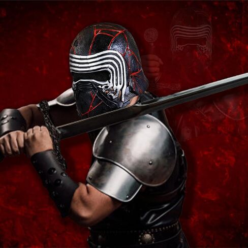 قناع Kylo Ren الأسود من سلسلة Kylo Ren خوذة زي ستار الغريبة قناع SW قناع اللاتكس زي الهالوين الدعائم التنكرية in Kuwait