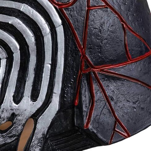 قناع Kylo Ren الأسود من سلسلة Kylo Ren خوذة زي ستار الغريبة قناع SW قناع اللاتكس زي الهالوين الدعائم التنكرية in Kuwait