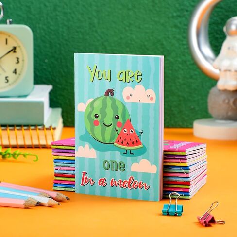 Glenmal 20 Pcs Inspirational Notepads Mini Scented Notebooks for Kids Scratch and Sniff Funny Pocket Notebooks Fruit and Food Assorted Scented Notepads for School Office Present Supplies (Lovely) in Saudi Arabia