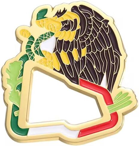 Hat Pin Lapel Brooch Metal Enamel Mexican Mexicano Alfiler de Sombrero Gorra in Saudi Arabia