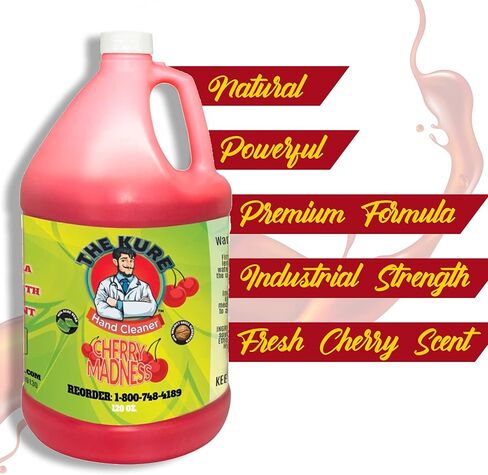 منظف ​​الأيدي الصناعي الفاخر من تشيري مادنس، 1 جالون مع مضخة in Kuwait