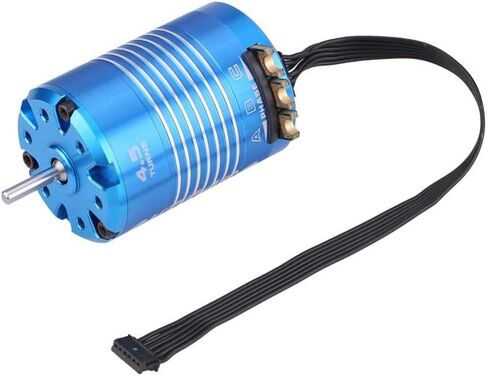 RC Car Motor, 2 Poles 540 4.5T/13.5T Sensored Brushless Motor RC Part for 1/10 Remote Control Car Accessory Parts(4.5T) in Saudi Arabia