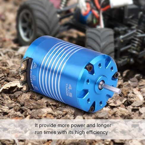 RC Car Motor, 2 Poles 540 4.5T/13.5T Sensored Brushless Motor RC Part for 1/10 Remote Control Car Accessory Parts(4.5T) in Saudi Arabia