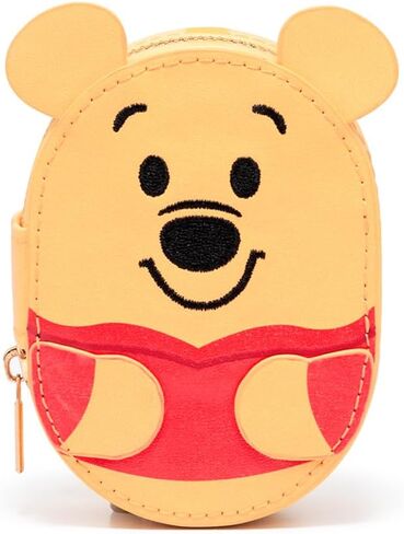 Disney® Leather Bag, Small Wallet Coin Purse Cute Travel Storage Case for Jewelry, Makeup, Airpod, Cosmetic | Gift for Women, Mom, Girlfriend (Minnie Mouse) in Kuwait