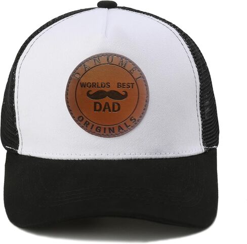 Fathers Day Hats Worlds Best Dad Trucker Hat Mens Baseball Cap Dad Gifts Birthday Gifts for Husband from Wife in Saudi Arabia
