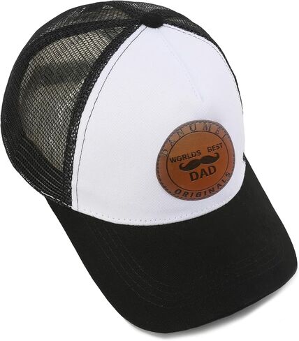 Fathers Day Hats Worlds Best Dad Trucker Hat Mens Baseball Cap Dad Gifts Birthday Gifts for Husband from Wife in Saudi Arabia
