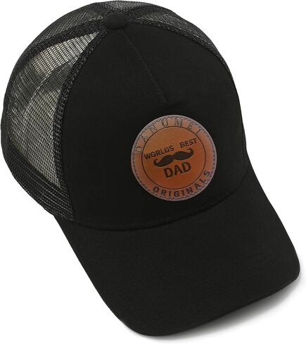 Fathers Day Hats Worlds Best Dad Trucker Hat Mens Baseball Cap Dad Gifts Birthday Gifts for Husband from Wife in Saudi Arabia